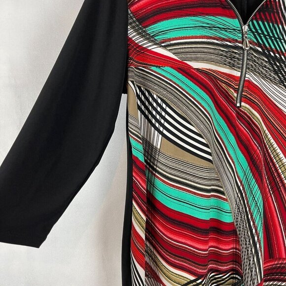 Cato Women 3/4 Sleeve Stretch Pullover Top Size S - Picture 7 of 8